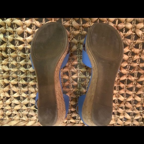 Tommy Hilfiger ankle strap wedge cork sandals - Picture 7 of 16